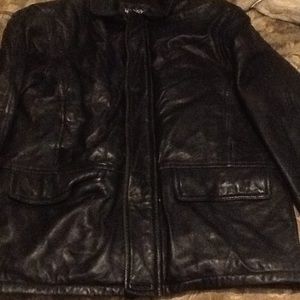 Kenneth Cole reaction men's leather jacket
